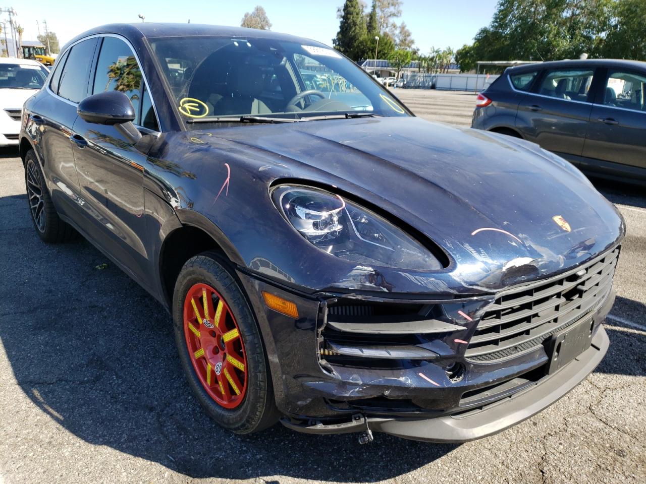 PORSCHE MACAN S 2021 with VIN WP1AB2A50MLB31369 - Photo from auction