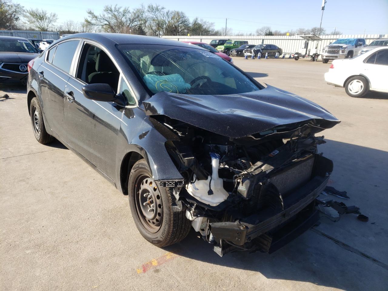 KIA FORTE LX 2018 with VIN 3KPFL4A75JE212776 - Photo from auction