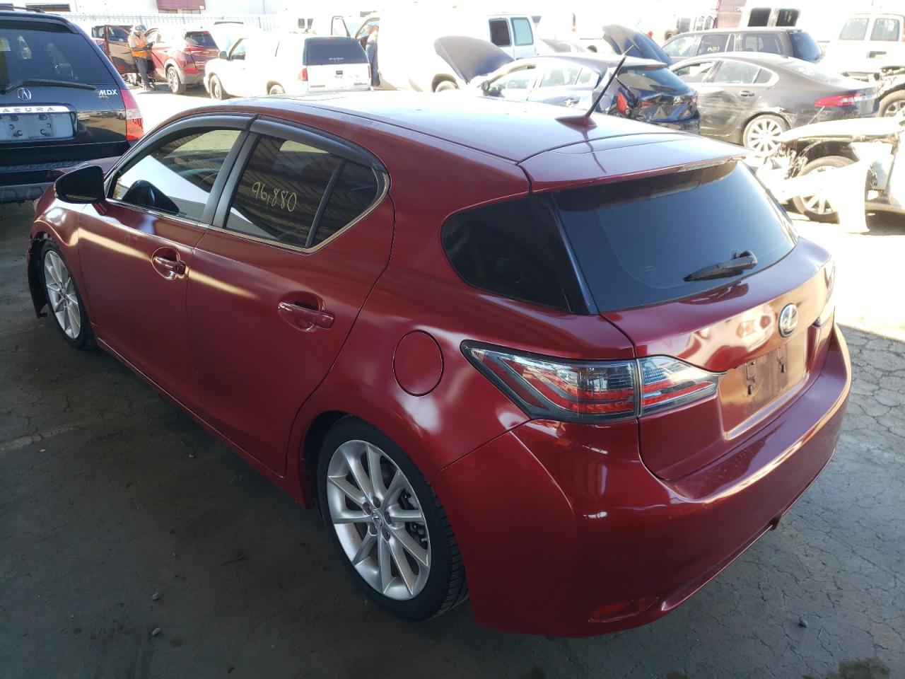 Photo 3 from auction – 2012 LEXUS CT 200 with VIN JTHKD5BH5C2110157