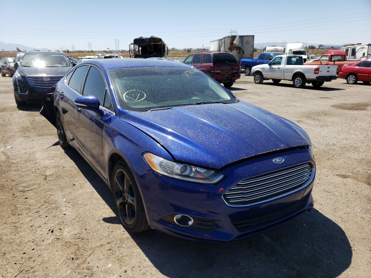 Photo 1 from auction – 2014 FORD FUSION SE with VIN 3FA6P0HDXER170229