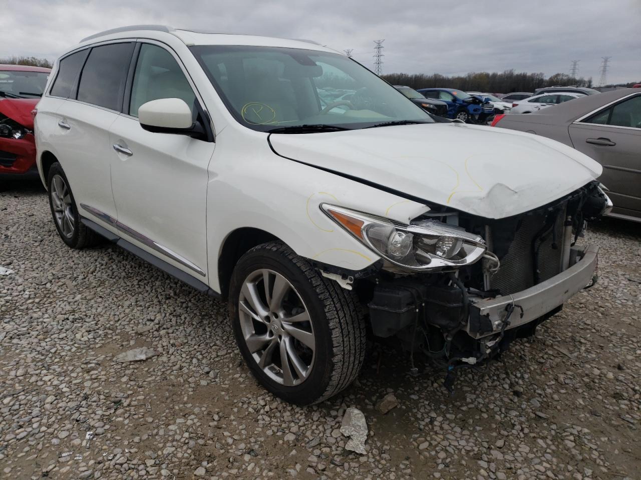 INFINITI JX35 2013 with VIN 5N1AL0MN4DC347607 - Photo from auction