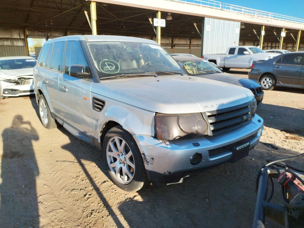 LAND ROVER RANGE ROVE 2008 with VIN SALSK25468A164622 - Photo from auction