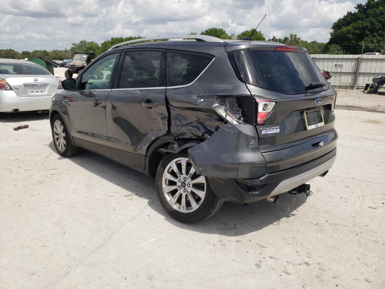 Photo 3 from auction – 2017 FORD ESCAPE TIT with VIN 1FMCU0J92HUB20042
