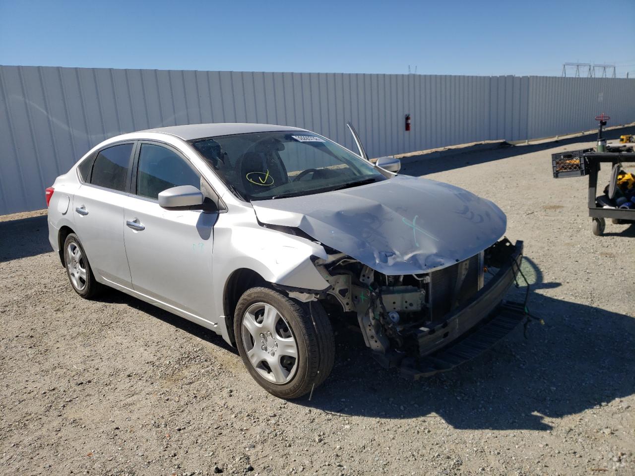 NISSAN SENTRA S 2016 with VIN 3N1AB7AP1GY259957 - Photo from auction