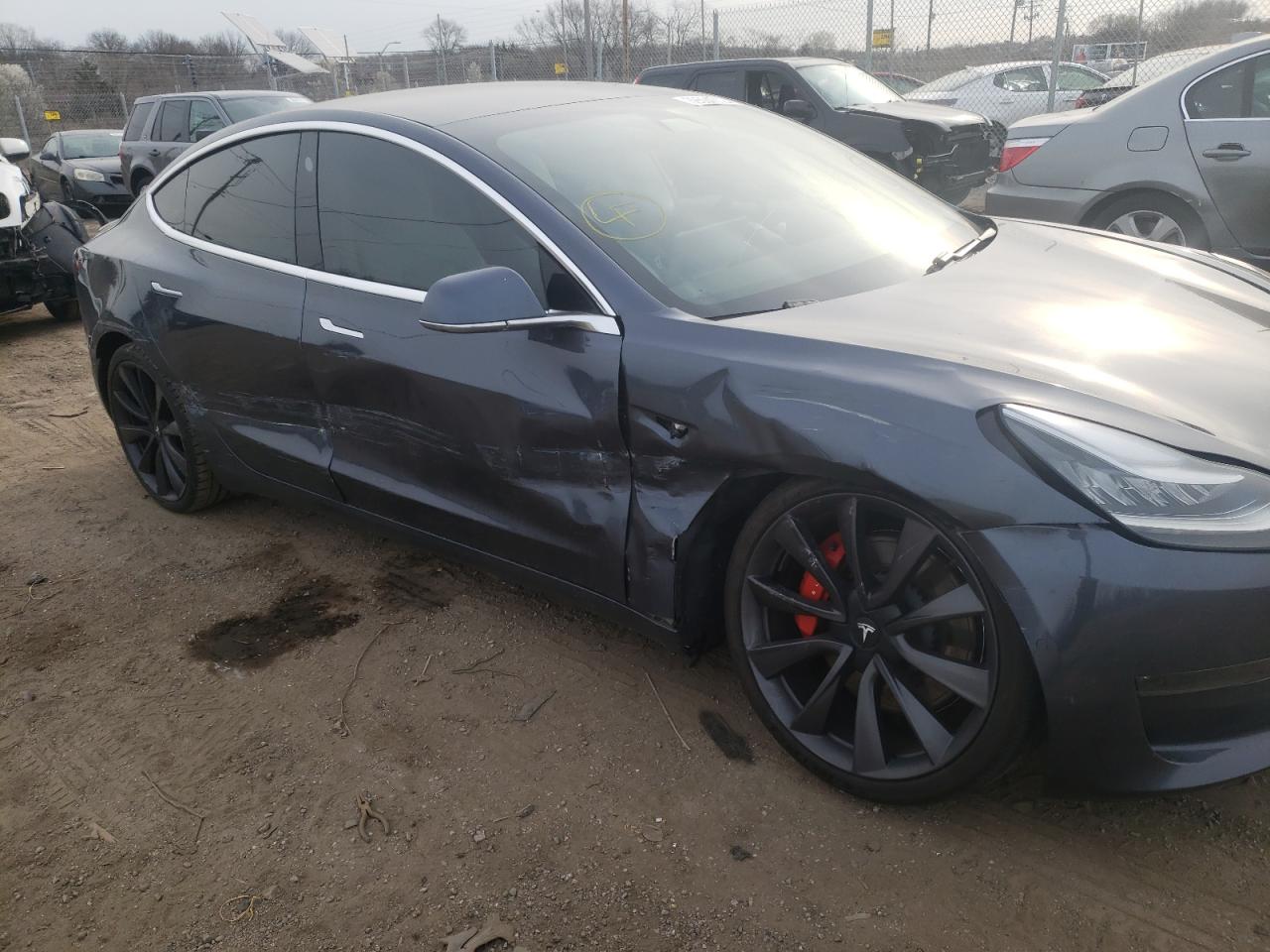 Photo 9 from auction – 2020 TESLA MODEL 3 with VIN 5YJ3E1EC8LF647288
