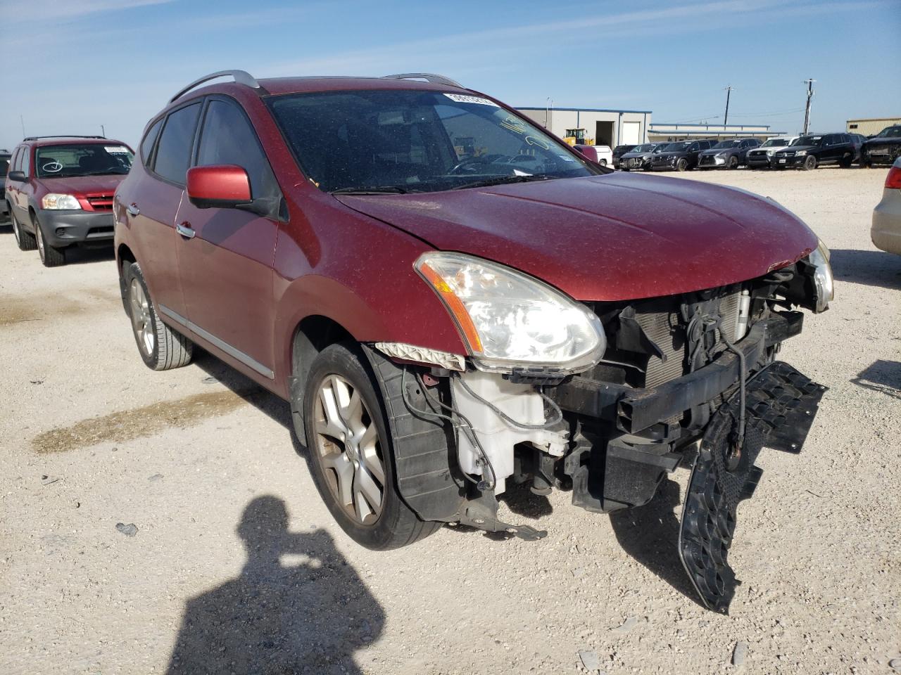 NISSAN ROGUE S 2012 with VIN JN8AS5MT5CW287969 - Photo from auction