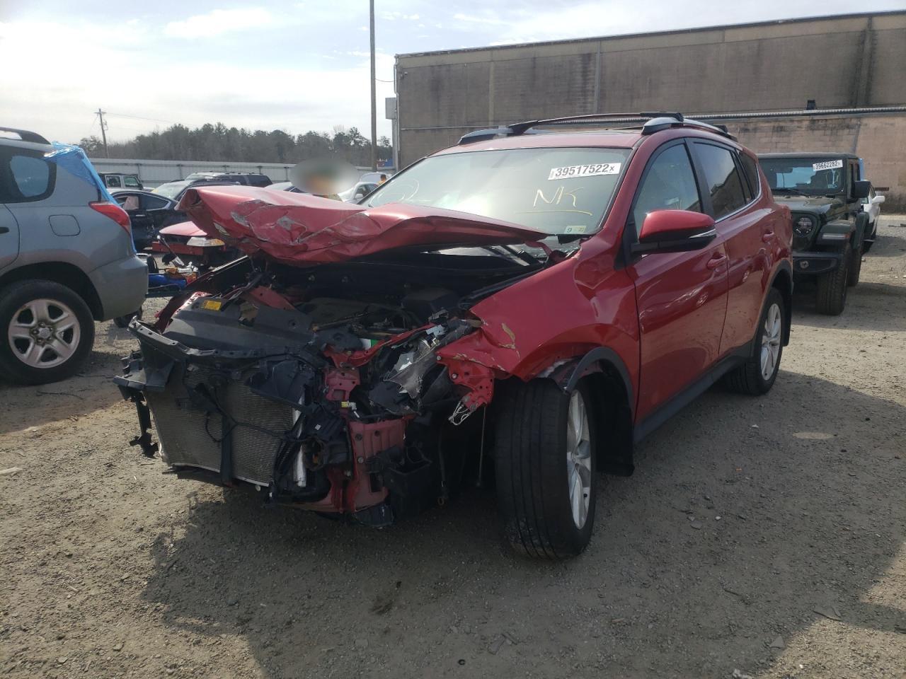 Photo 2 from auction – 2015 TOYOTA RAV4 LIMIT with VIN 2T3DFREVXFW252609