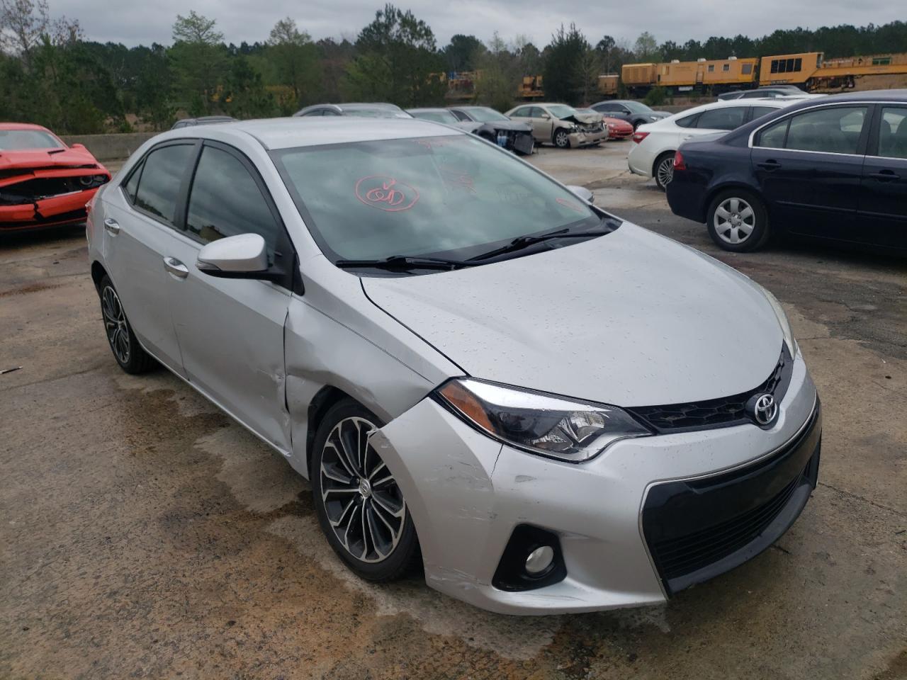 TOYOTA COROLLA L 2015 with VIN 2T1BURHE3FC281078 - Photo from auction