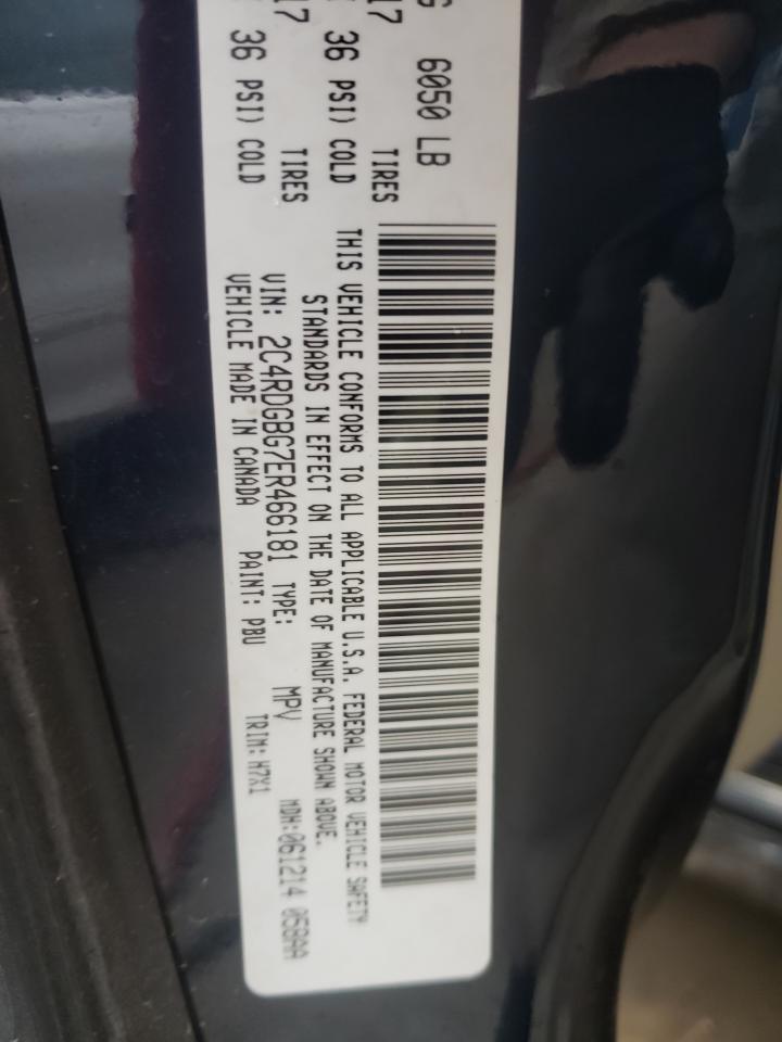 Photo 10 from auction – 2014 DODGE GRAND CARA with VIN 2C4RDGBG7ER466181