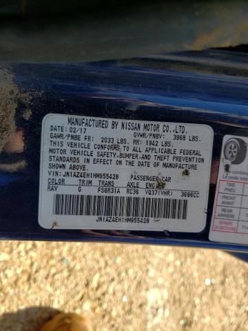 Photo 10 from auction – 2017 NISSAN 370Z BASE with VIN JN1AZ4EH1HM955428