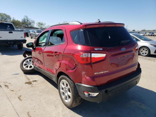 Photo 3 from auction – 2020 FORD ECOSPORT S with VIN MAJ3S2GE2LC387387