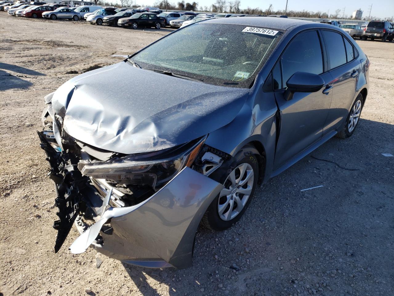 Photo 2 from auction – 2021 TOYOTA COROLLA LE with VIN 5YFEPMAE8MP174512