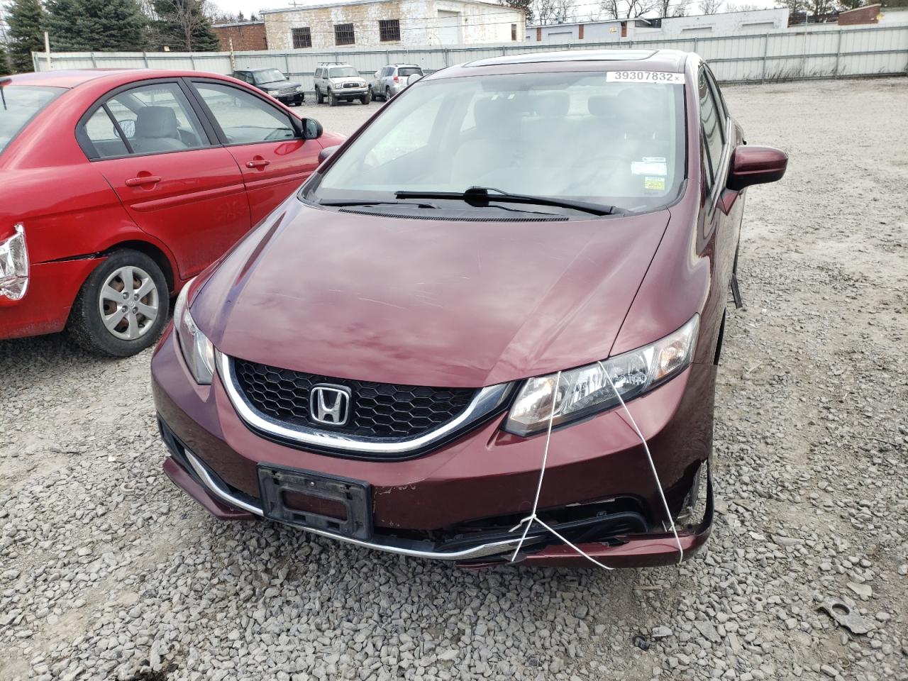 Photo 9 from auction – 2014 HONDA CIVIC EX with VIN 2HGFB2F88EH554274