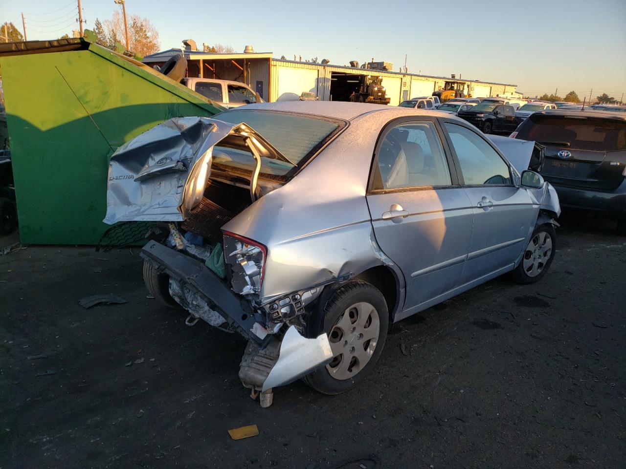 Photo 9 from auction – 2005 KIA SPECTRA LX with VIN KNAFE121655114664