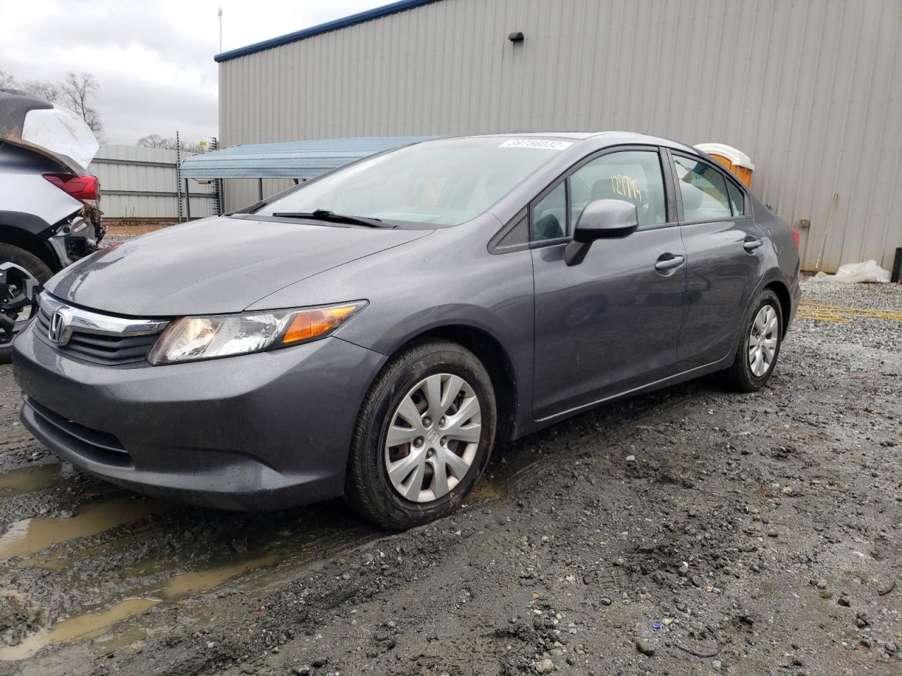 Photo 2 from auction – 2012 HONDA CIVIC LX with VIN 2HGFB2F50CH314588