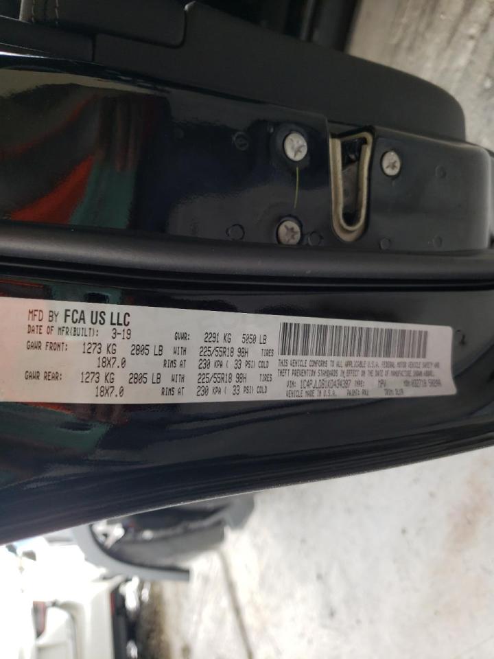Photo 10 from auction – 2019 JEEP CHEROKEE L with VIN 1C4PJLDB1KD434397
