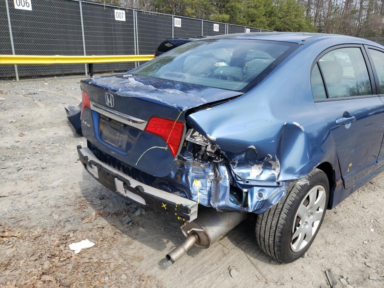 Photo 9 from auction – 2011 HONDA CIVIC LX with VIN 2HGFA1F51BH540022