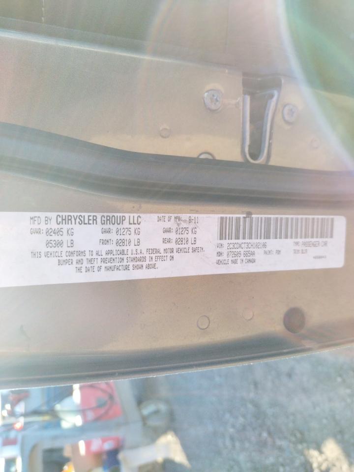 Photo 10 from auction – 2012 DODGE CHARGER R/ with VIN 2C3CDXCT3CH102106