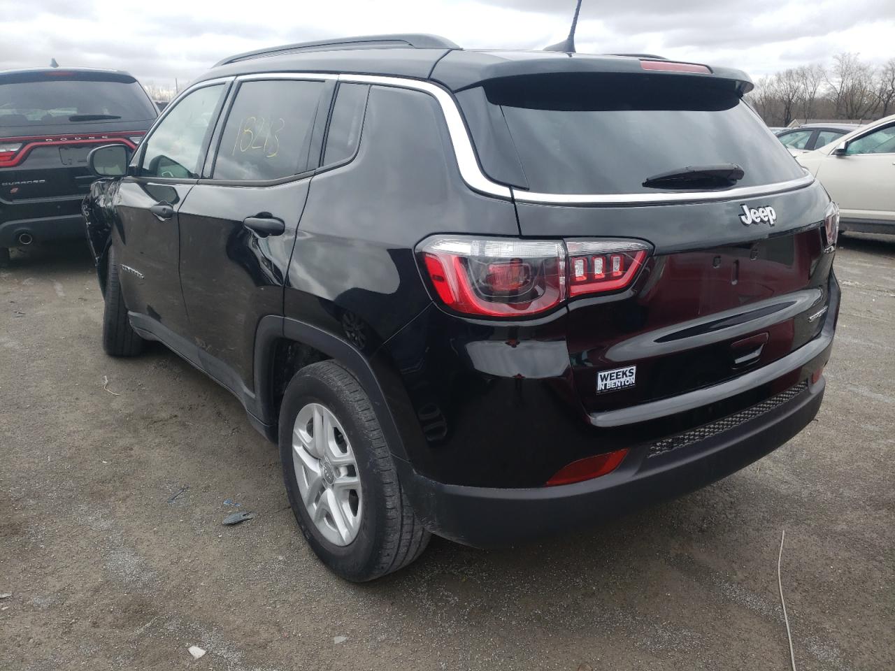 Photo 3 from auction – 2021 JEEP COMPASS SP with VIN 3C4NJCAB9MT502082