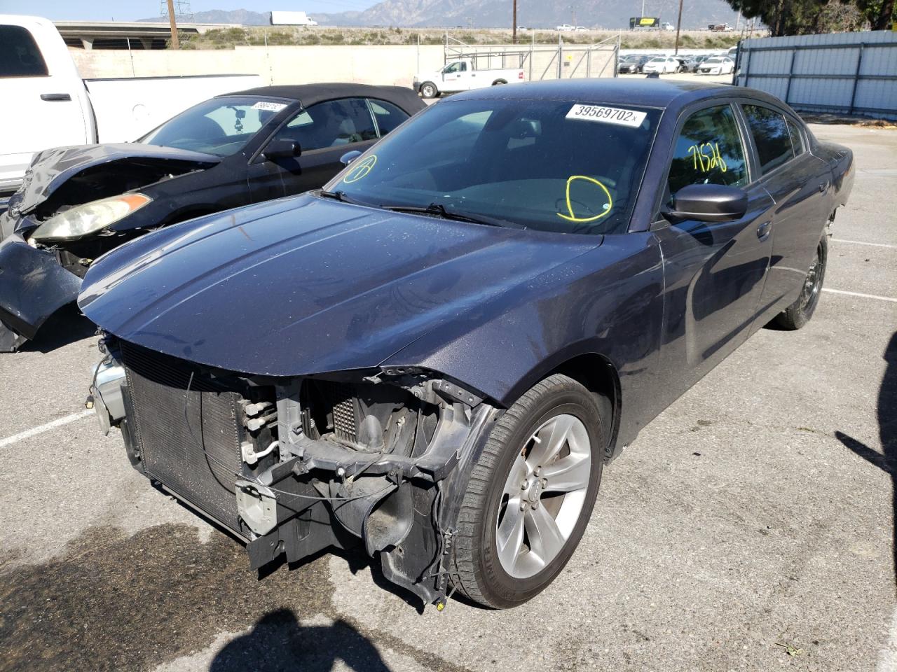 Photo 2 from auction – 2016 DODGE CHARGER SX with VIN 2C3CDXHG1GH339033