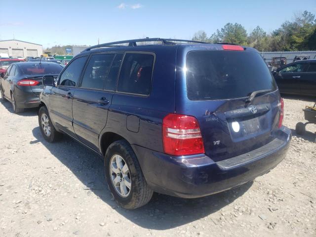 Photo 3 from auction – 2002 TOYOTA HIGHLANDER with VIN JTEGF21A420050866
