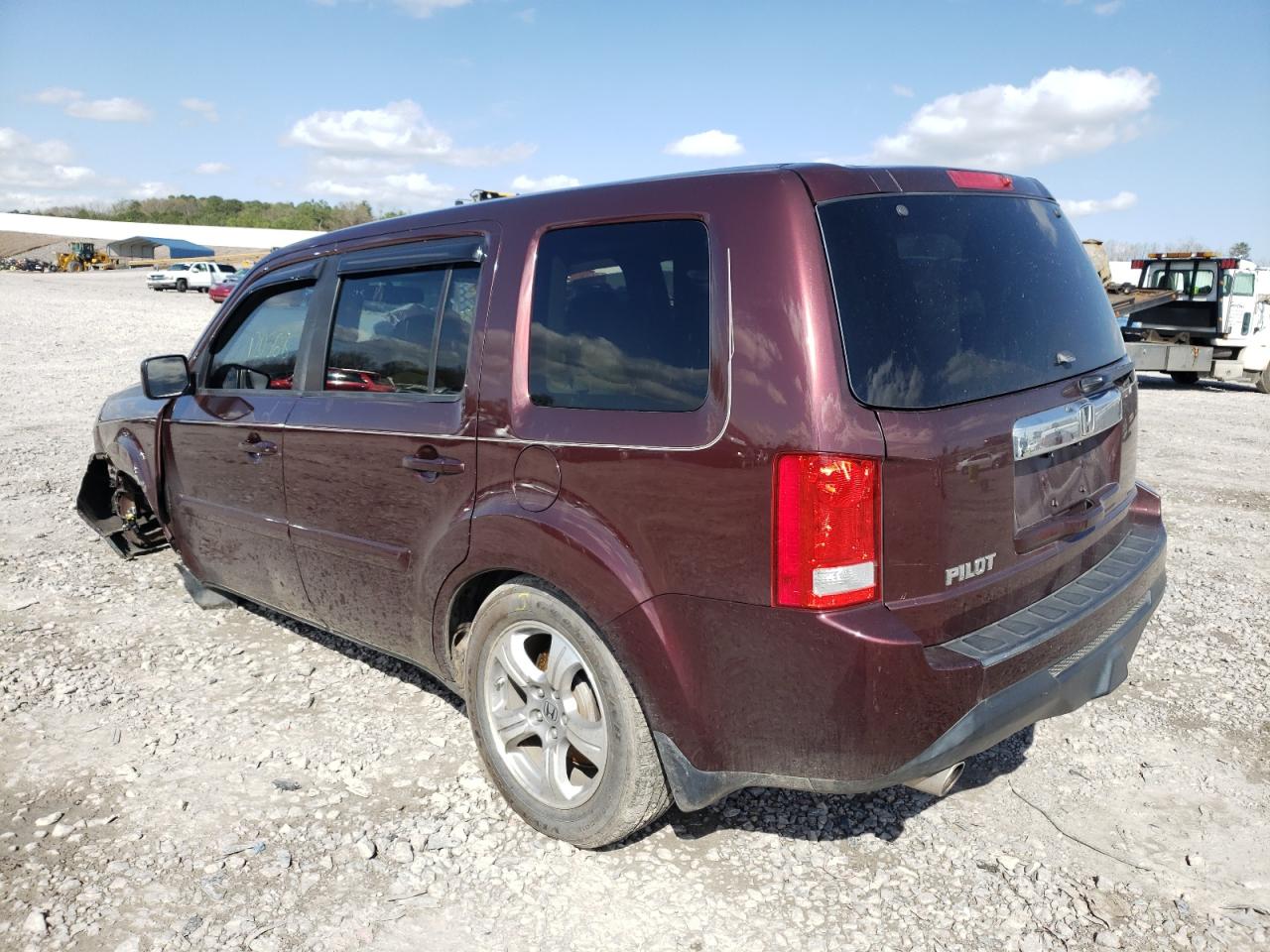 Photo 3 from auction – 2012 HONDA PILOT EXL with VIN 5FNYF3H53CB027413