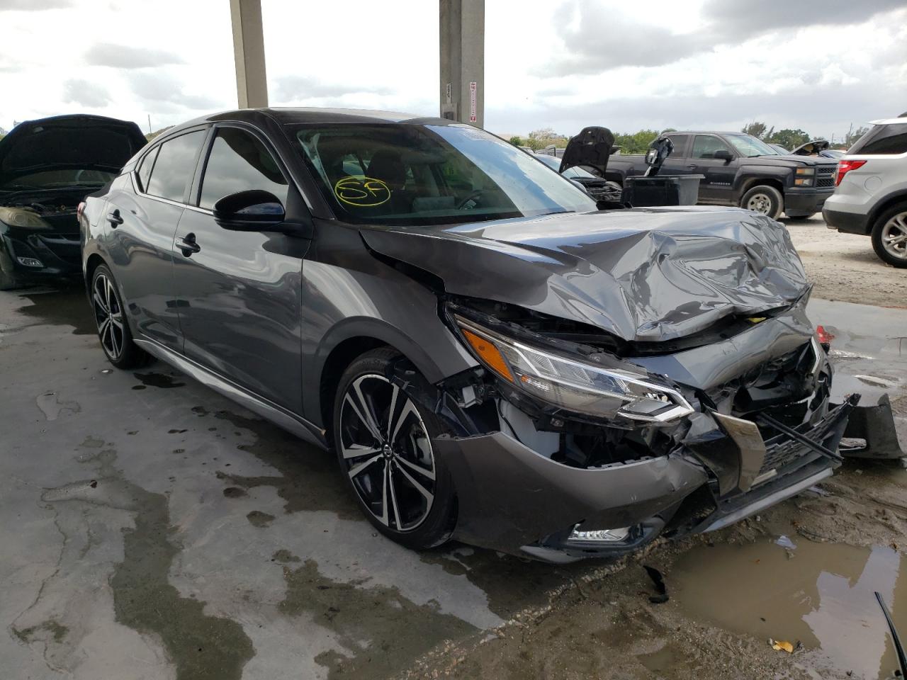 NISSAN SENTRA SR 2021 with VIN 3N1AB8DV6MY247752 - Photo from auction