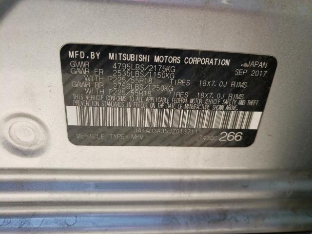 Photo 10 from auction – 2018 MITSUBISHI OUTLANDER with VIN JA4AD3A35JZ013711