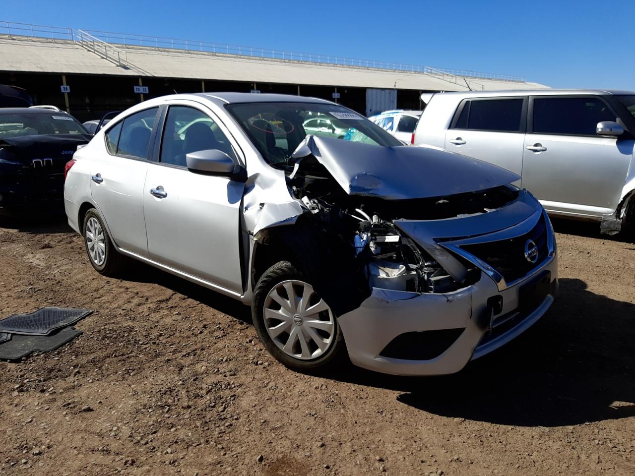 NISSAN VERSA S 2019 with VIN 3N1CN7AP5KL801907 - Photo from auction