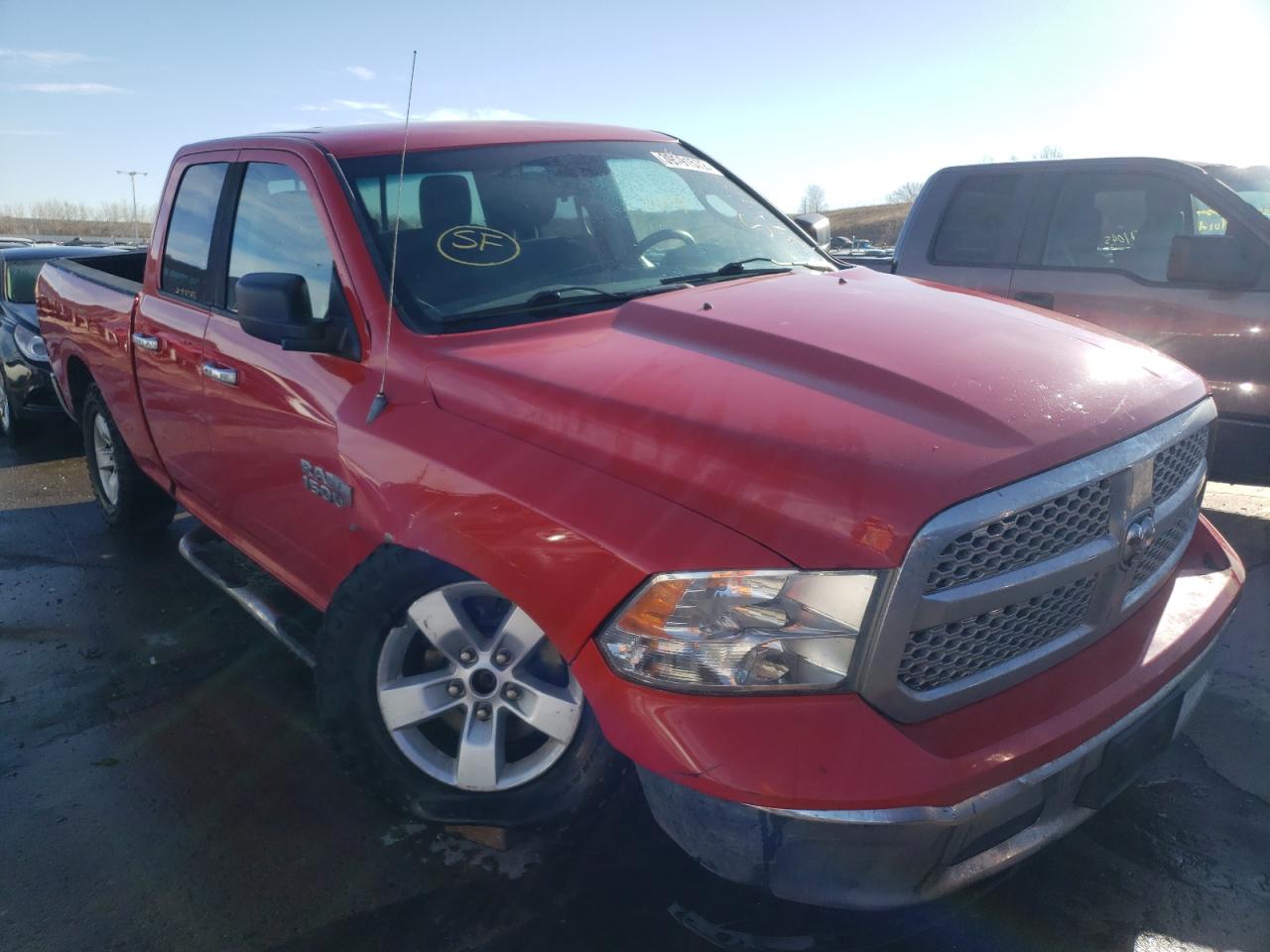 RAM 1500 SLT 2013 with VIN 1C6RR7GT4DS609678 - Photo from auction