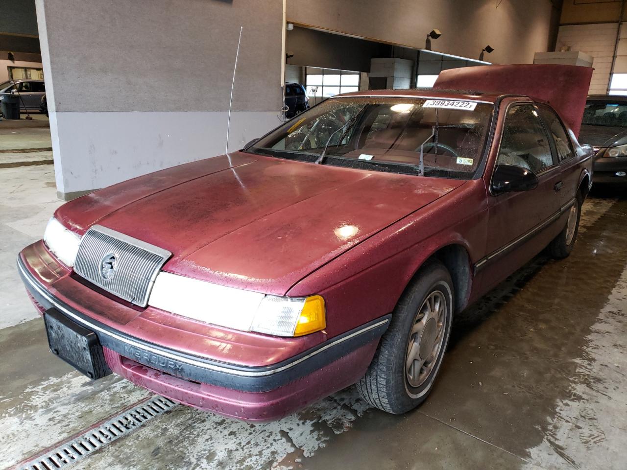 Photo 2 from auction – 1989 MERCURY COUGAR LS with VIN 1MEPM6043KH683842