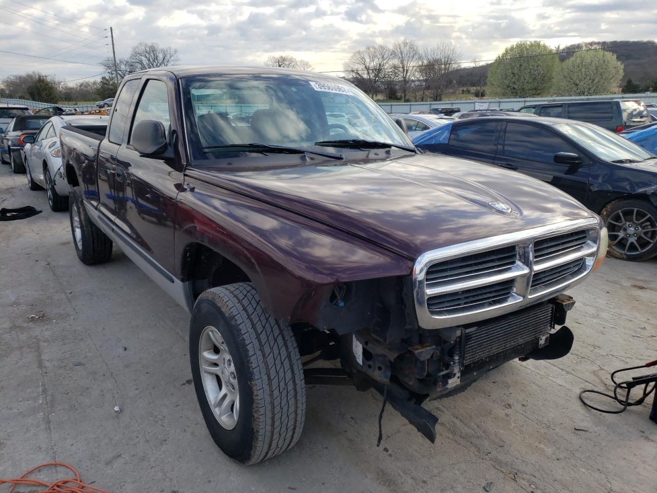 DODGE DAKOTA SLT 2004 with VIN 1D7HG42N24S713853 - Photo from auction