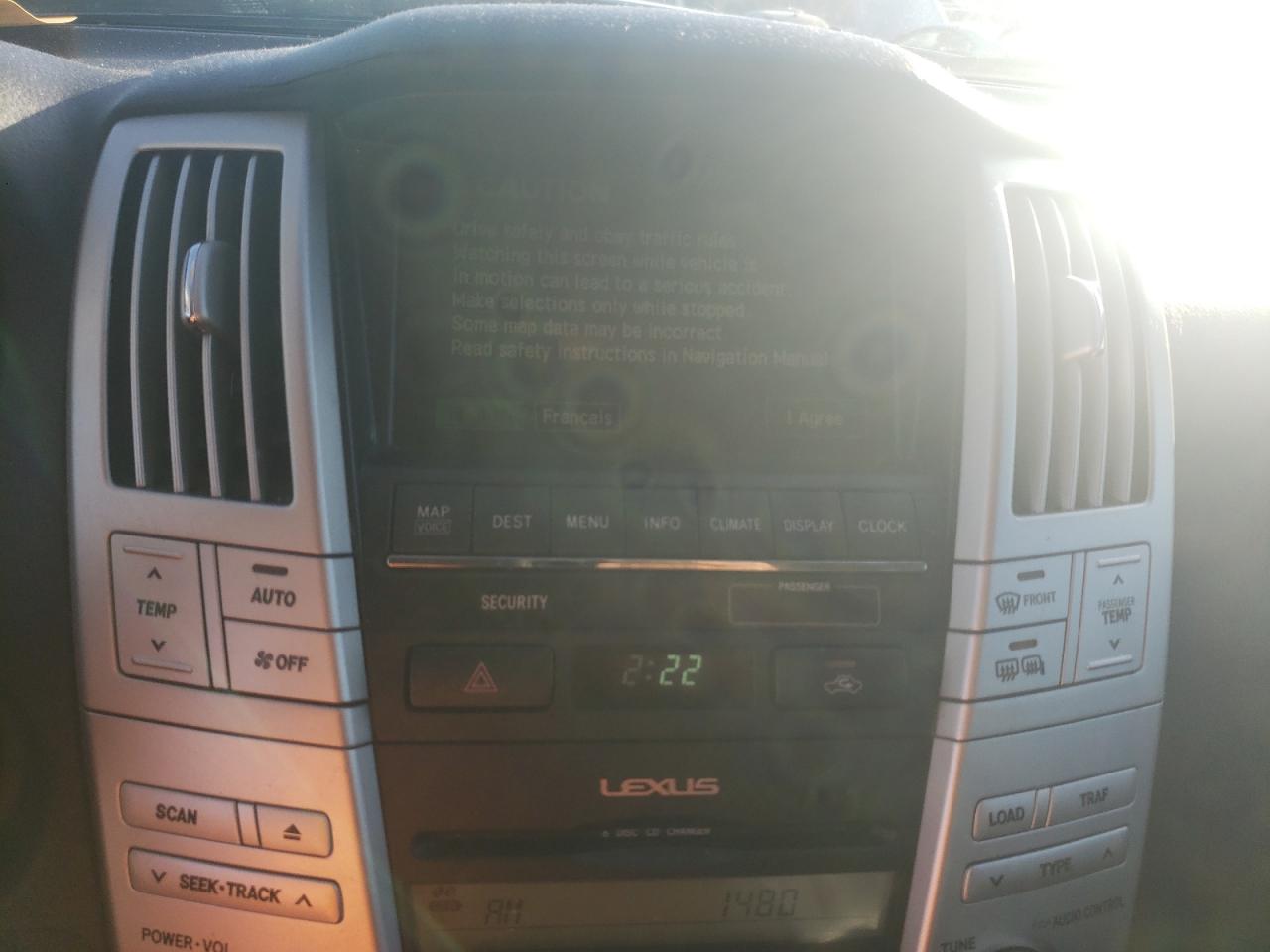 Photo 9 from auction – 2006 LEXUS RX 330 with VIN 2T2GA31U06C043312