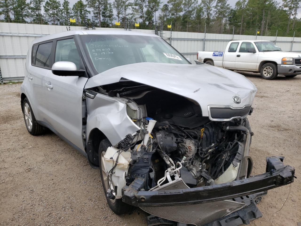 KIA SOUL 2016 with VIN KNDJN2A22G7867824 - Photo from auction