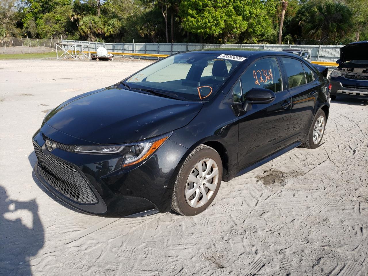 Photo 2 from auction – 2021 TOYOTA COROLLA LE with VIN JTDEPMAE6MJ177378