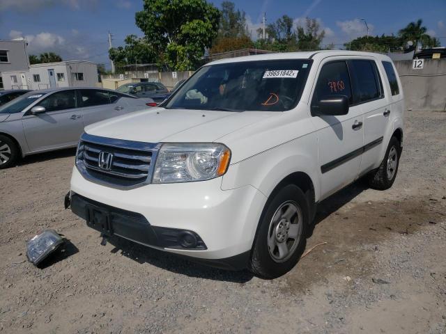 Photo 2 from auction – 2015 HONDA PILOT LX with VIN 5FNYF3H29FB023666