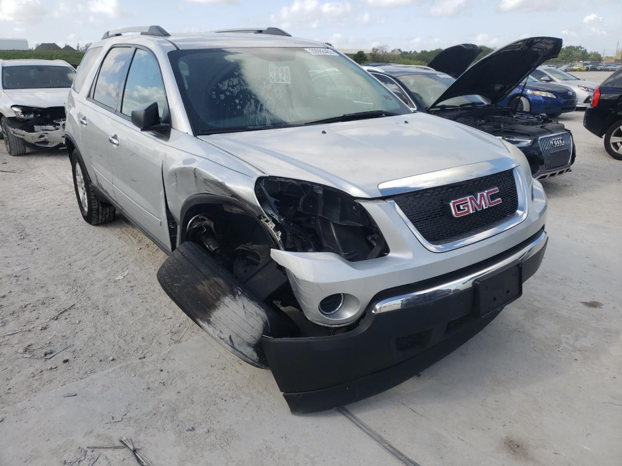 GMC ACADIA SLE 2011 with VIN 1GKKRNED0BJ182288 - Photo from auction