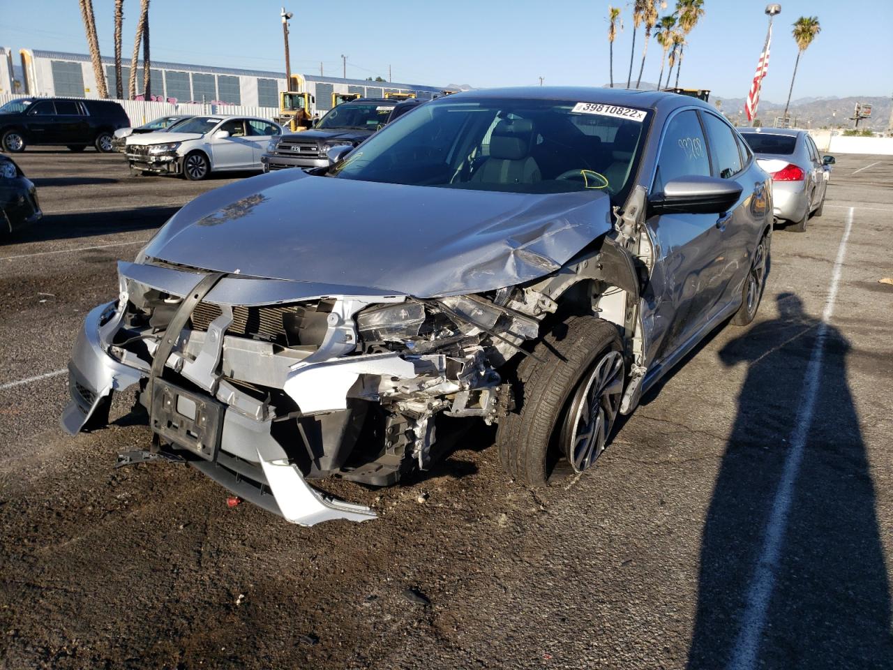 Photo 2 from auction – 2017 HONDA CIVIC EX with VIN 2HGFC2F74HH503945