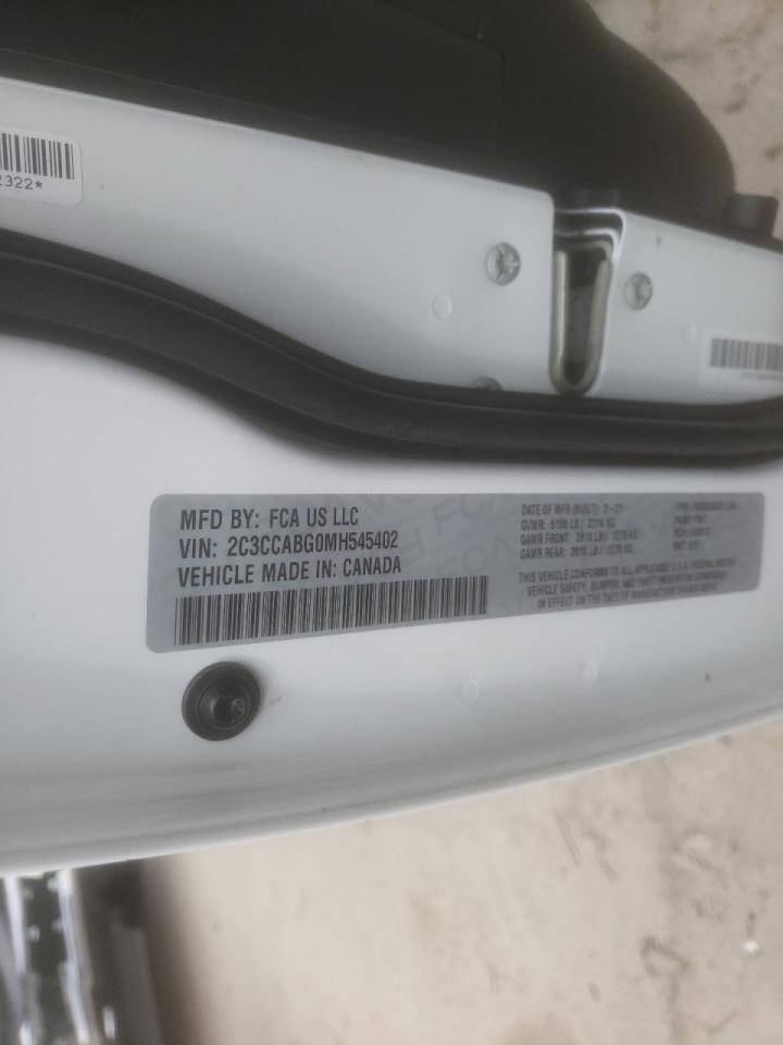 Photo 10 from auction – 2021 CHRYSLER 300 S with VIN 2C3CCABG0MH545402