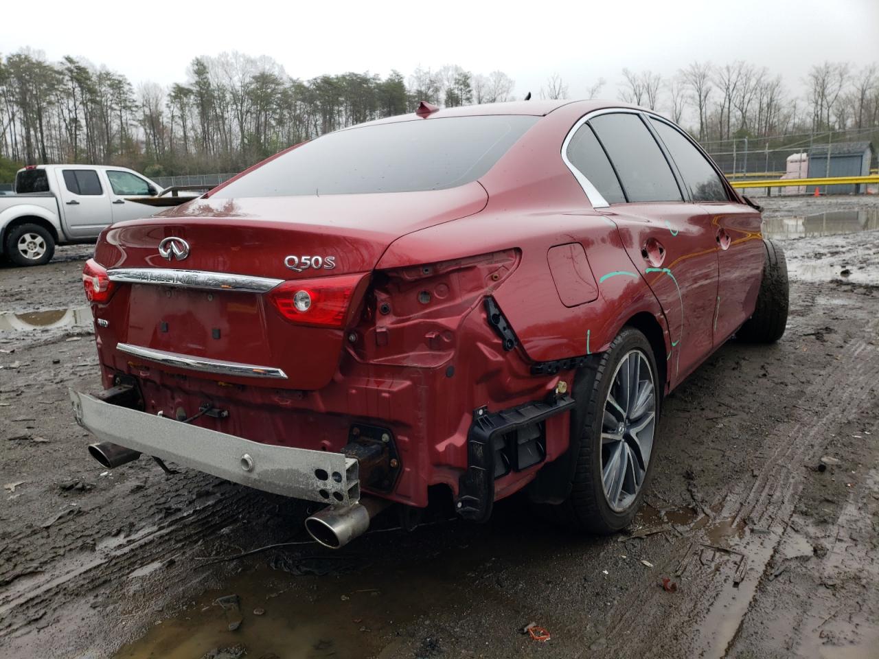 Photo 4 from auction – 2014 INFINITI Q50 BASE with VIN JN1BV7AR3EM689454