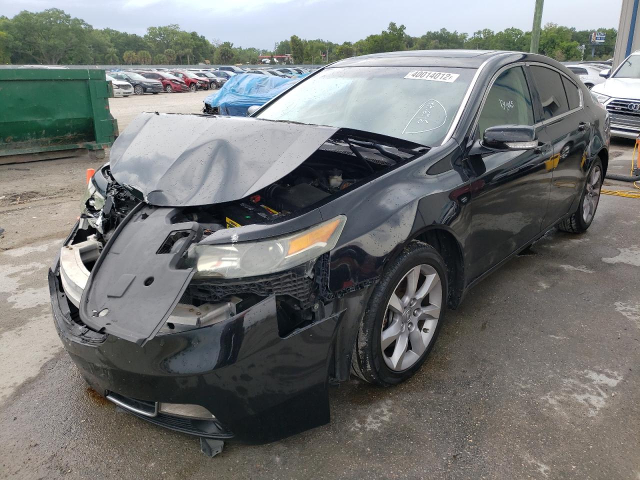 Photo 2 from auction – 2012 ACURA TL with VIN 19UUA8F21CA001129