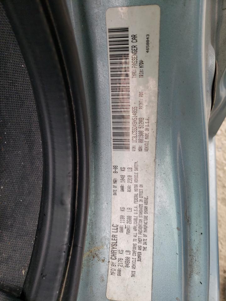 Photo 10 from auction – 2009 CHRYSLER SEBRING TO with VIN 1C3LC55D49N514855