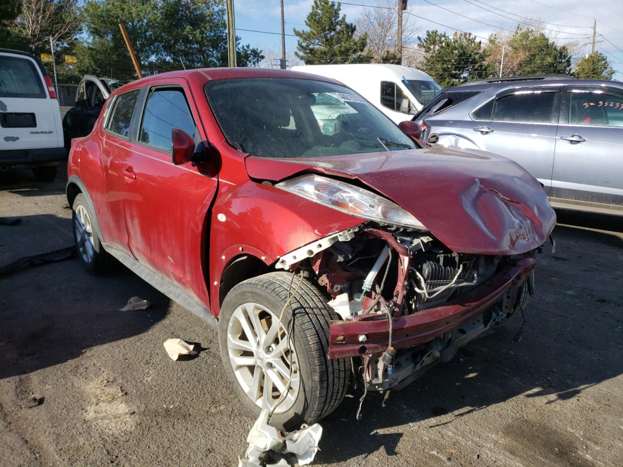 NISSAN JUKE 2013 with VIN JN8AF5MR3DT206074 - Photo from auction