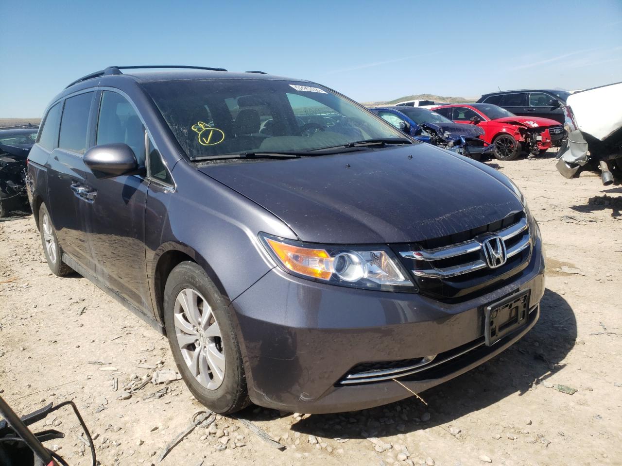 Photo 1 from auction – 2016 HONDA ODYSSEY EX with VIN 5FNRL5H43GB072633