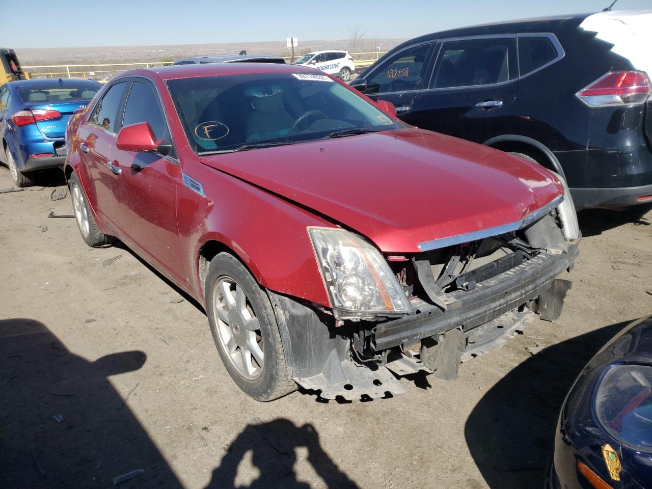CADILLAC CTS 2009 with VIN 1G6DF577890158733 - Photo from auction