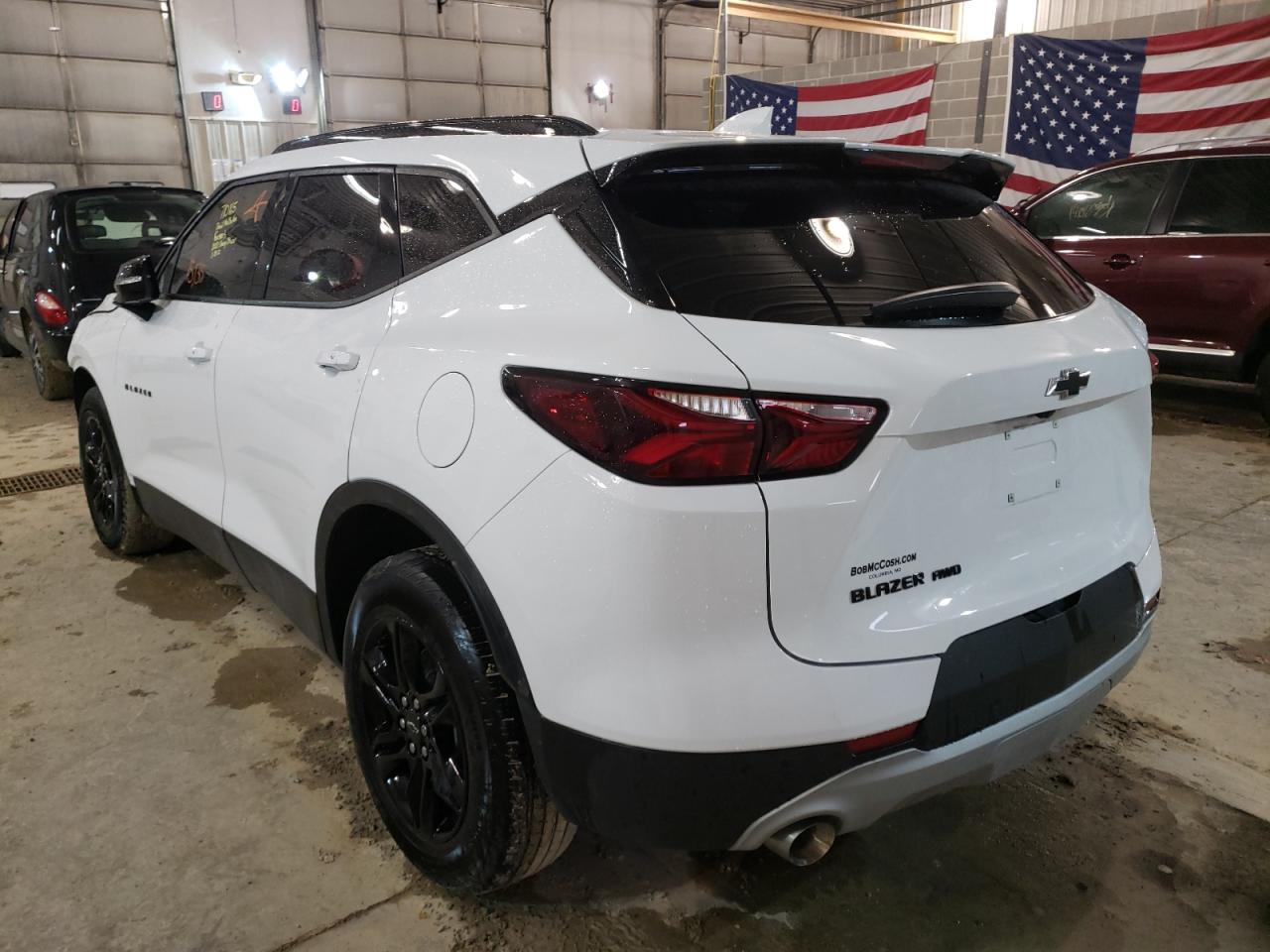 Photo 3 from auction – 2021 CHEVROLET BLAZER 3LT with VIN 3GNKBJRS3MS528795
