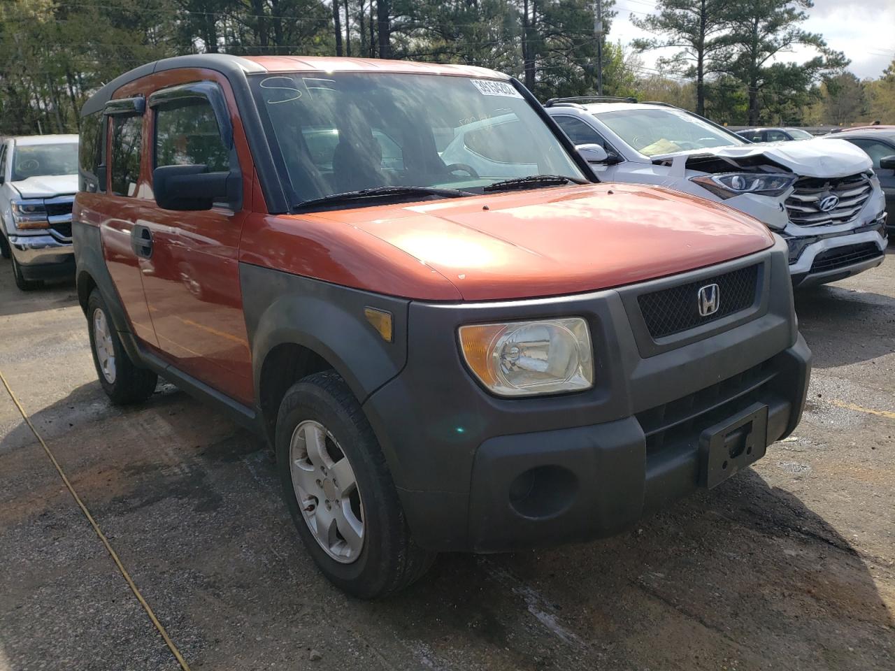 HONDA ELEMENT EX 2004 with VIN 5J6YH18544L013348 - Photo from auction
