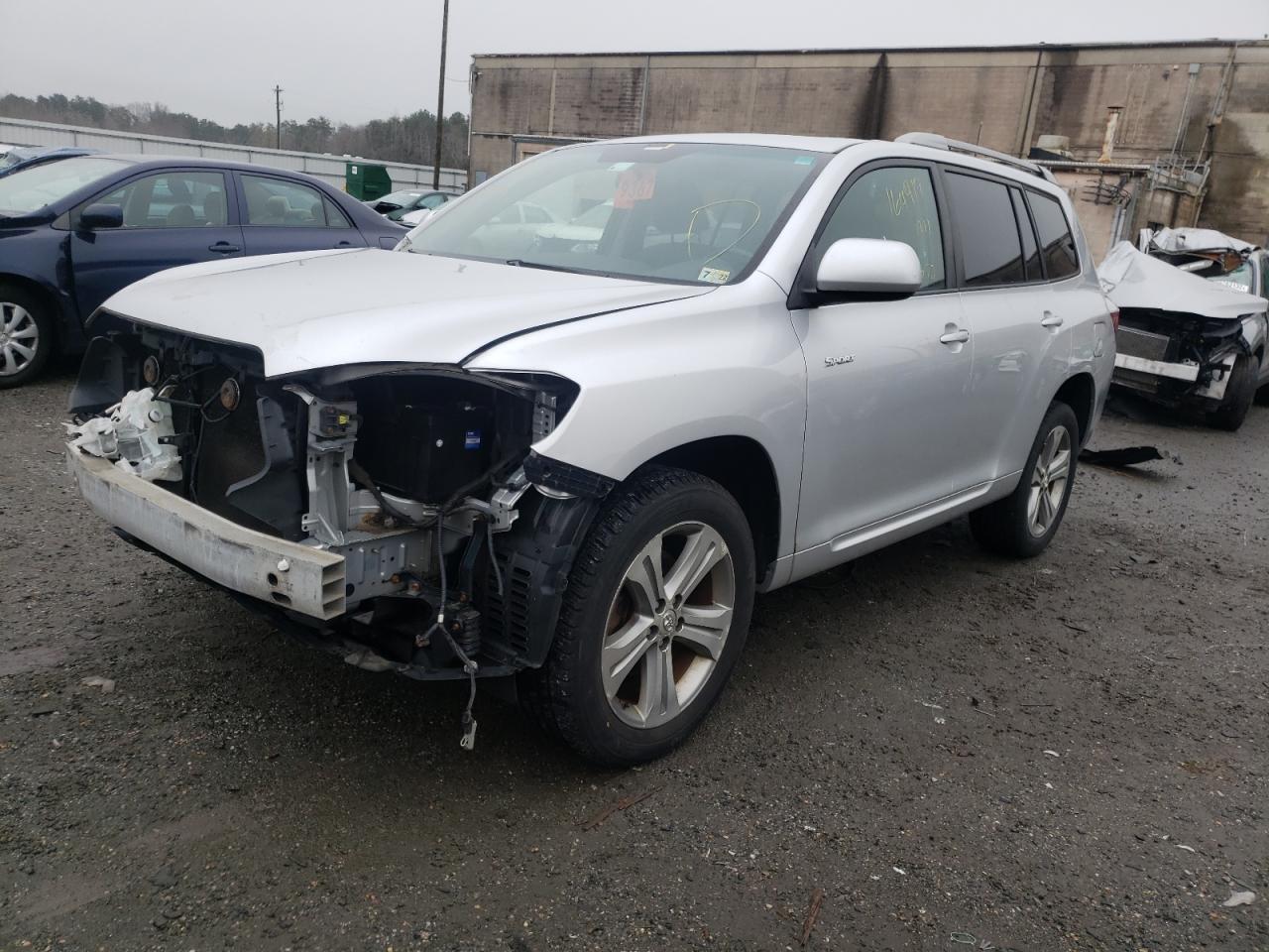 Photo 2 from auction – 2009 TOYOTA HIGHLANDER with VIN JTEES43AX92121644