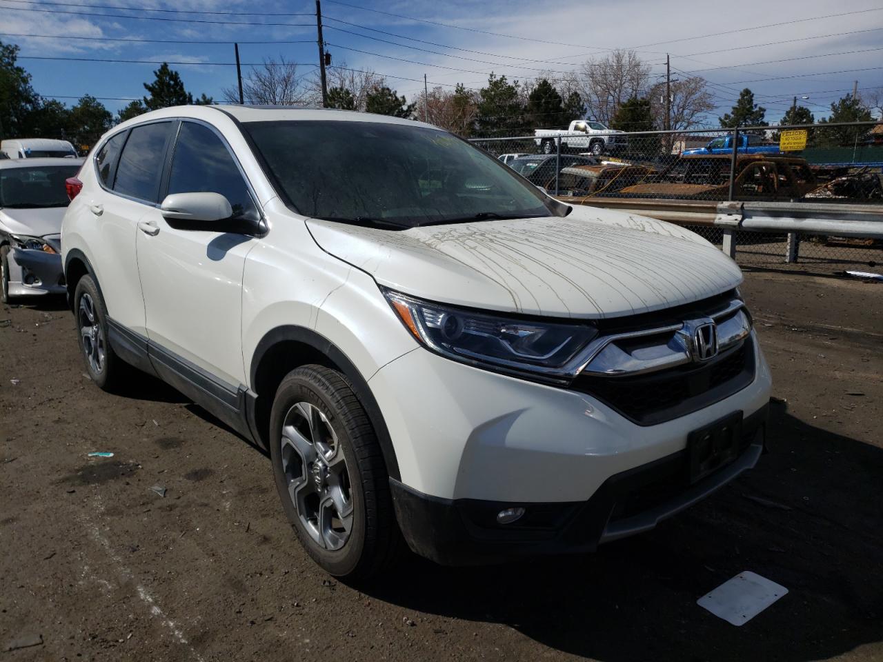 HONDA CR-V EXL 2017 with VIN 5J6RW2H82HL062175 - Photo from auction