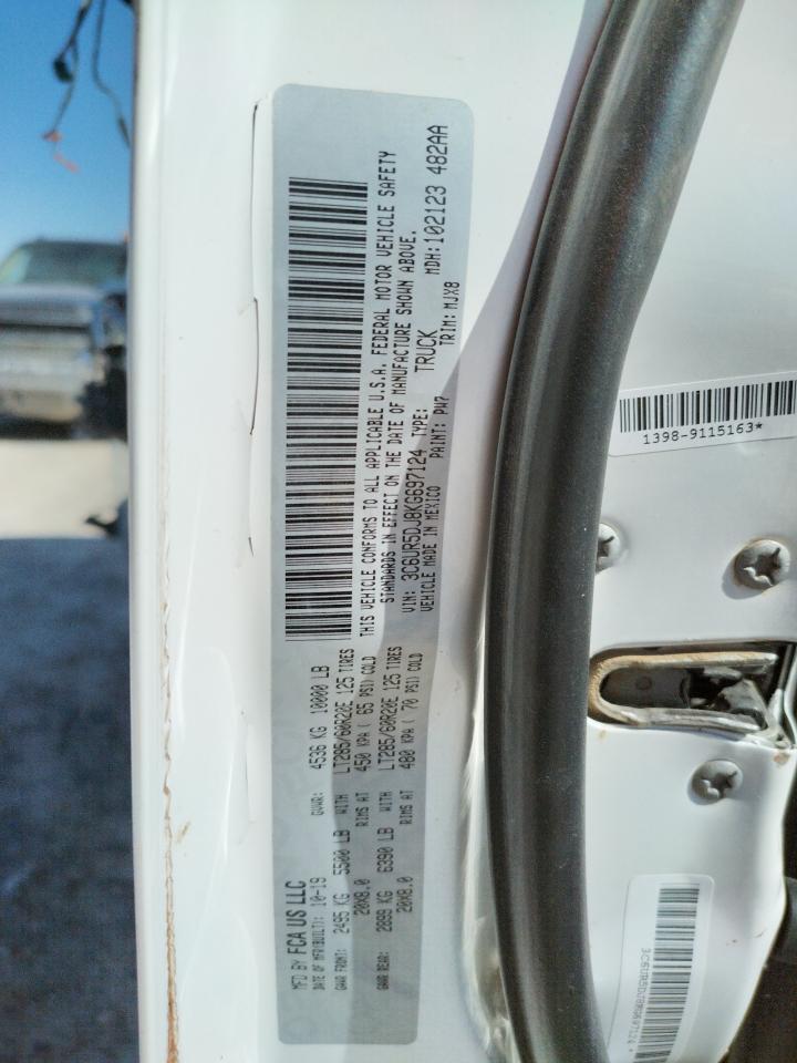 Photo 10 from auction – 2019 RAM 2500 BIG H with VIN 3C6UR5DJ8KG697124